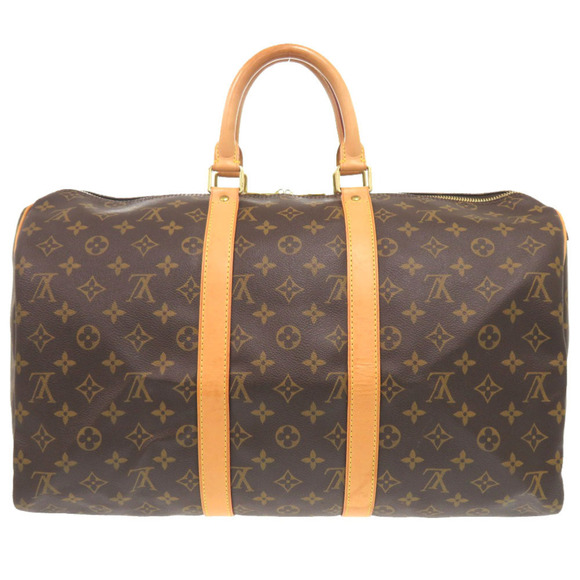 LOUIS VUITTON Brown Monogram Keepall 45 Boston Bag - Picture 2 of 10